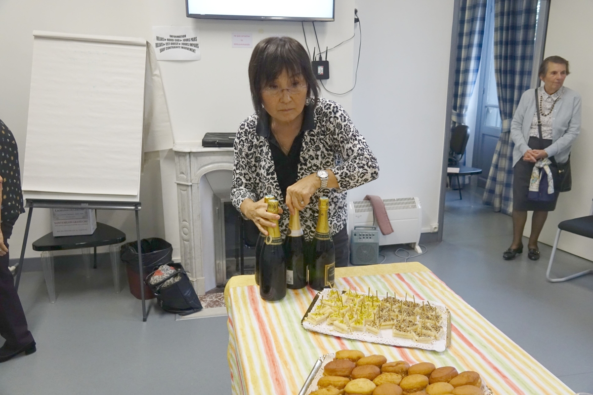 15 octobre 2019. Cocktail offert par Michel Talagrand à l'occasion de son prix Shaw de mathématiques — photo 2